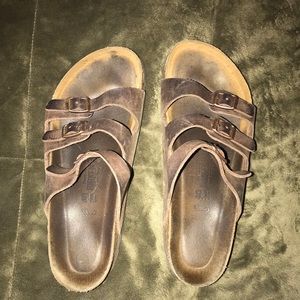 Birkenstock Florida sandals in mocha
